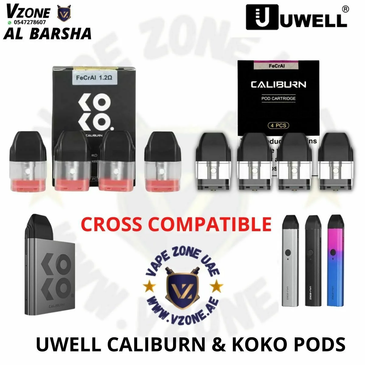 UWELL CALIBURN & KOKO PODS UWELL CALIBURN