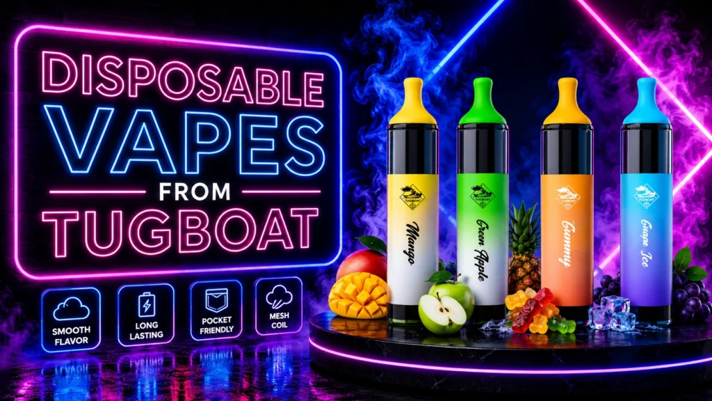 DISPOSABLE VAPES FROM TUGBOAT