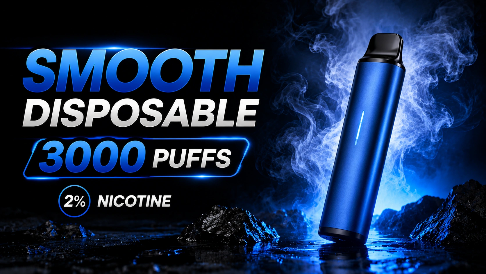SMOOTH DISPOSABLE 3000 PUFFS 2% NICOTINE