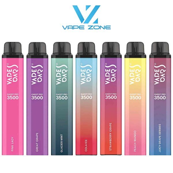 Vapes Bars Ghost Pro 3500 Puffs 20MG in UAE