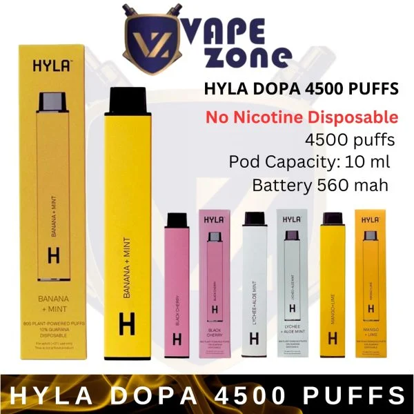 Hyla Dopa 4500 Puffs