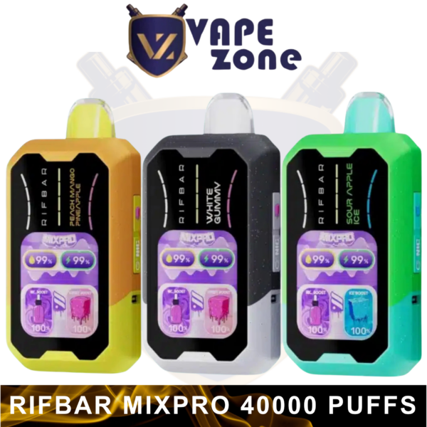 RIFBAR MixPro 40K Disposable Vape – 20mg (2% Nicotine)
