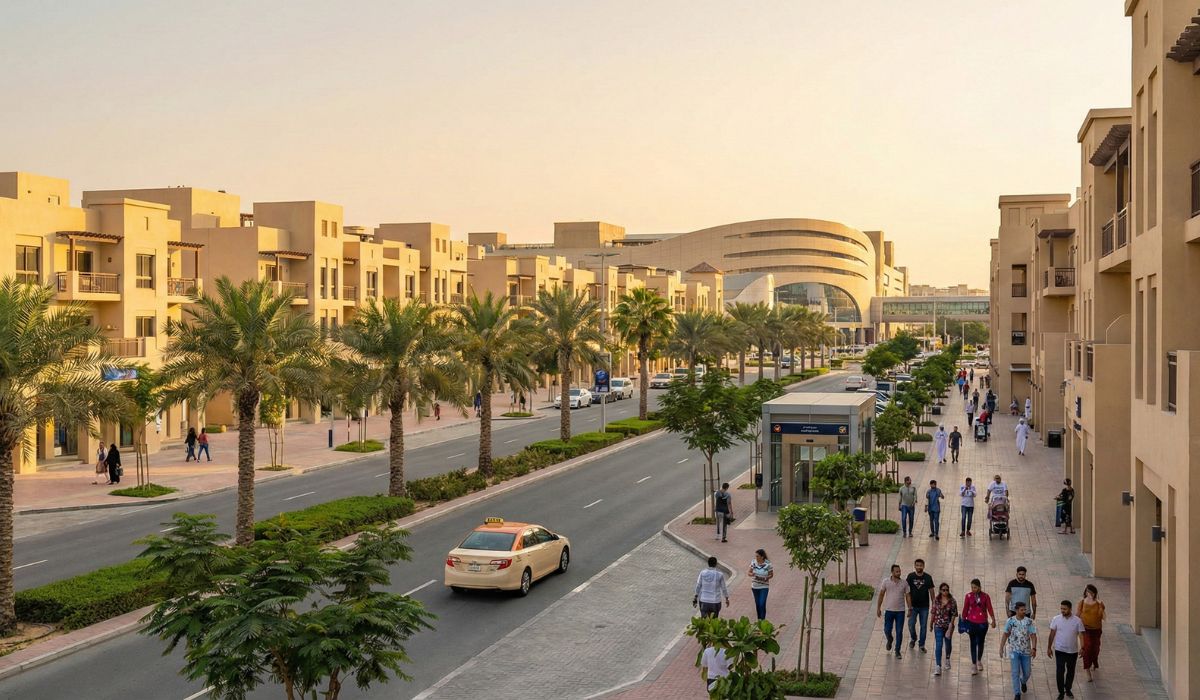 Al Barsha Pond Park, a popular spot near Vapzone vape shops