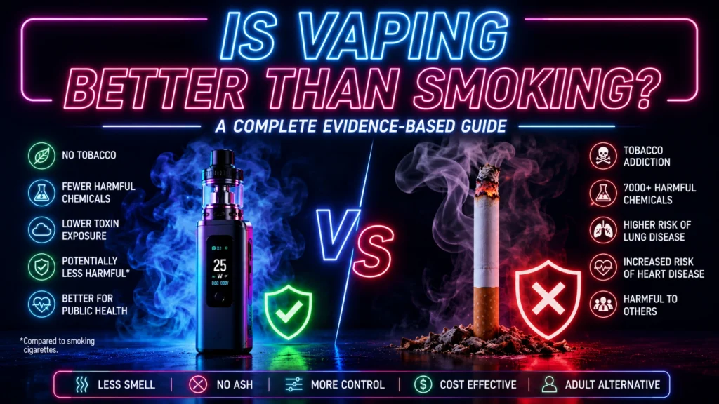Is Vaping Better Than Smoking