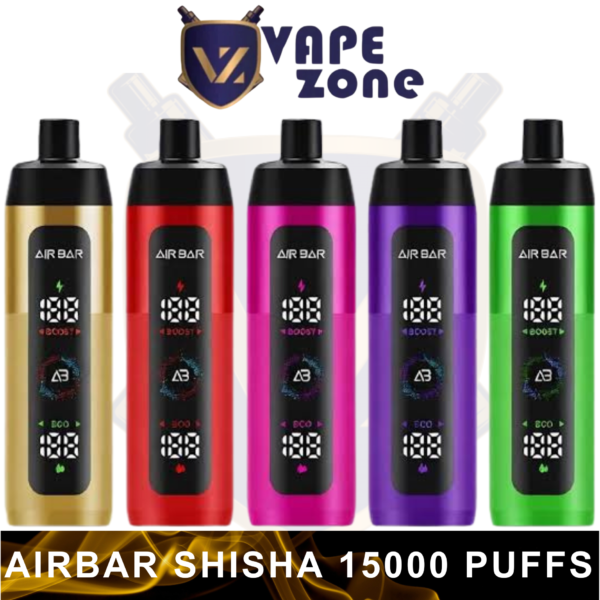 AIR BAR E-SHISHA 15000 PUFFS 3MG DISPOSABLE VAPE IN UAE