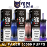 AL FAKHER E HOSE X 60000 PUFFS CROWN BAR HOOKAH