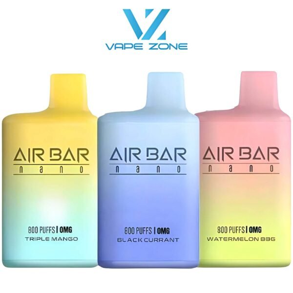 Air Bar Nano 800 Puffs 0mg Disposable Vape in UAE