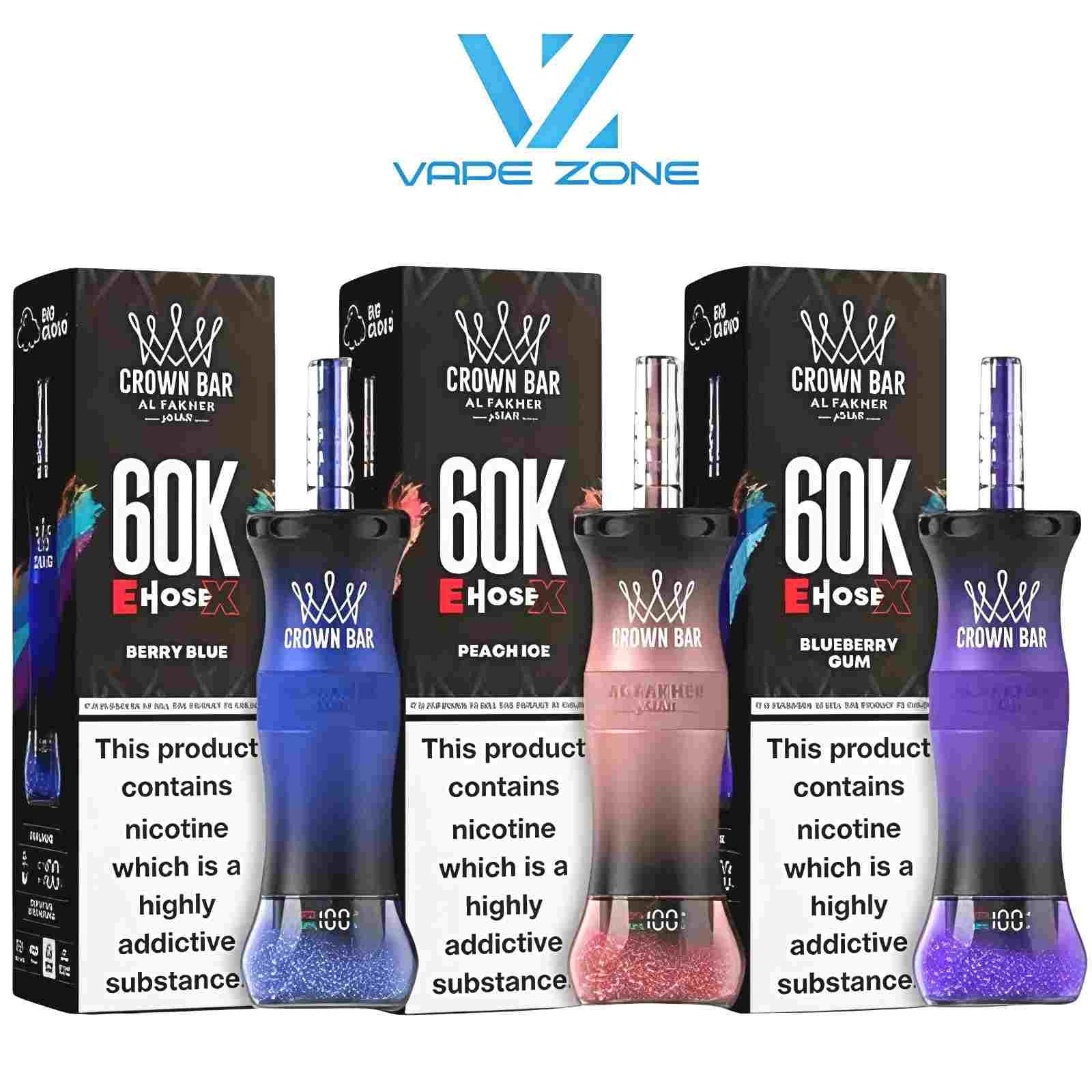 Al Fakher E Hose X 60000 Puffs Crown Bar Hookah in UAE Al Fakher E Hose X 60000 Puffs Crown Bar Hookah in UAE