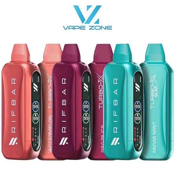 Rifbar Turbo-X Slim 12K Puffs 20mg Disposable Vape in UAE