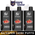 SILVAPER 24000 PUFFS DISPOSABLE VAPE 20MG