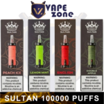 SULTAN SHISHA 100K DISPOSABLE VAPE IN DUBAI 2MG