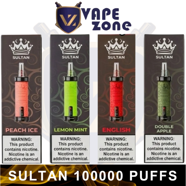 SULTAN SHISHA 100K DISPOSABLE VAPE IN DUBAI 2MG