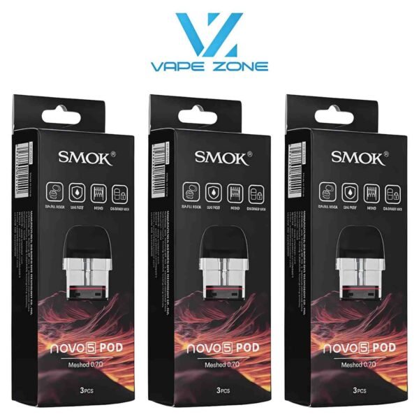 Smok Novo 5 Replacement Pods 3pcs Pack in UAE