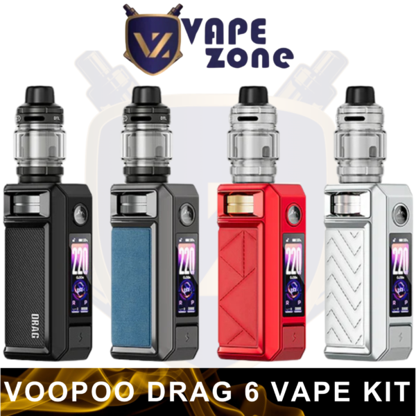VOOPOO DRAG 6 VAPE KIT 220W 2200 MAH IN UAE