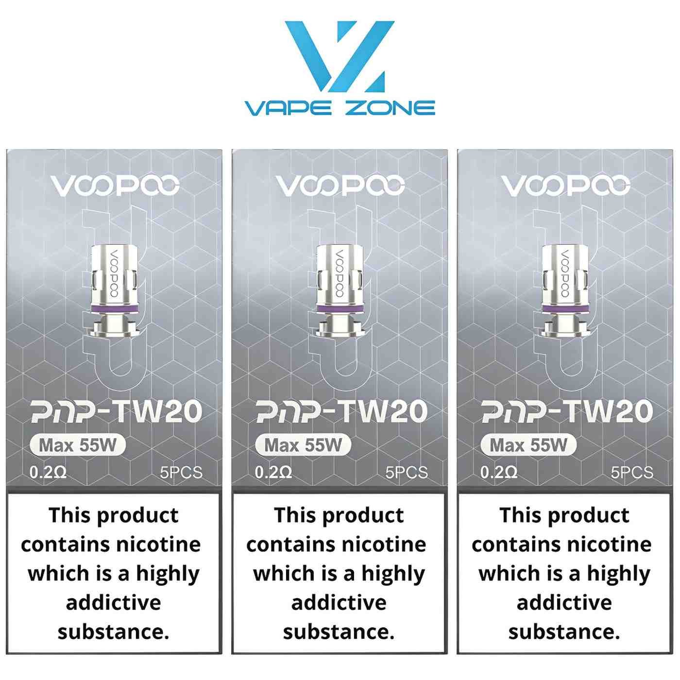Voopoo PnP TW20 Replacement Coil 5pcs/Pack in UAE Voopoo PnP TW20 Replacement Coil 5pcs/Pack in UAE