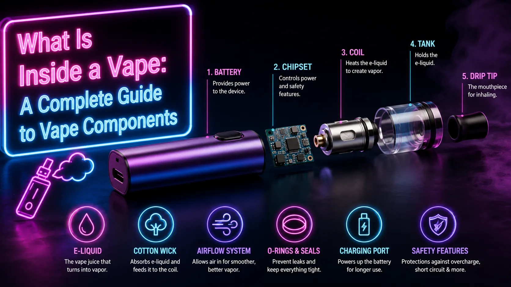 What Is Inside a Vape A Complete Guide to Vape Components