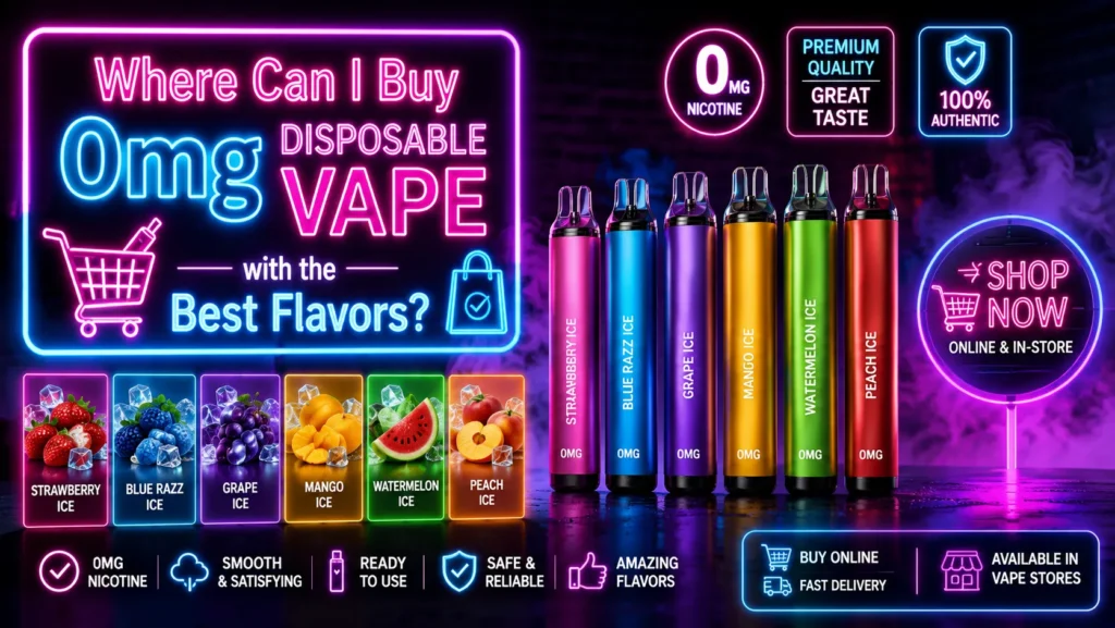 Where can I Buy 0mg Disposable Vape with the Best Flavors?
