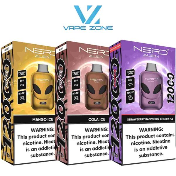 Nerd Alien 12000 Puffs Disposable Vape in UAE