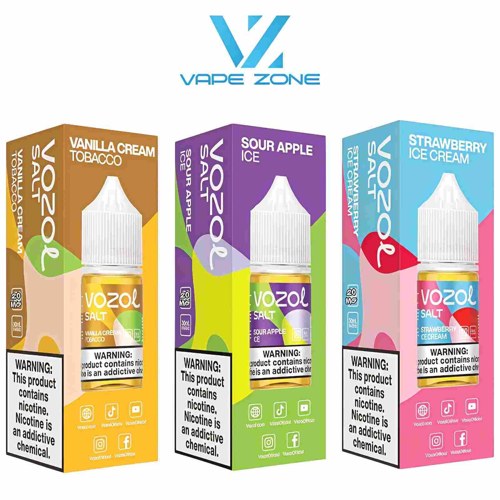 Vozol Saltnic 20mg 30ml E-Liquid in UAE Vozol Saltnic 20mg 30ml E-Liquid in UAE